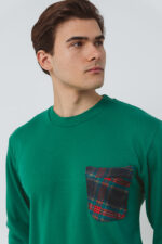 ΑΝΔΡΙΚΗ ΠΥΤΖΑΜΑ ΜΟΝΟΧΡΩΜΟ ΜΕ ΚΑΡΟ ΠΑΝΤΕΛΟΝΙ - Image 4