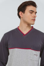 ΑΝΔΡΙΚΗ ΠΥΤΖΑΜΑ ΣΕΤ ΜΕ ΚΕΝΤΗΜΑ - Image 3