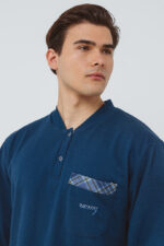 ΑΝΔΡΙΚΗ ΠΥΤΖΑΜΑ ΣΕΤ ΜΕ ΚΕΝΤΗΜΑ - Image 5