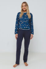 ΓΥΝΑΙΚΕΙΑ ΠΥΤΖΑΜΑ ΣΚΟΥΡΟΧΡΩΜΟ ΝΤΕΣΕΝ ΜΟΝΟΧΡΩΜΟ ΠΑΝΤΕΛΟΝΙ