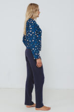 ΓΥΝΑΙΚΕΙΑ ΠΥΤΖΑΜΑ ΣΚΟΥΡΟΧΡΩΜΟ ΝΤΕΣΕΝ ΜΟΝΟΧΡΩΜΟ ΠΑΝΤΕΛΟΝΙ - Image 5