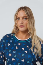 ΓΥΝΑΙΚΕΙΑ ΠΥΤΖΑΜΑ ΣΚΟΥΡΟΧΡΩΜΟ ΝΤΕΣΕΝ ΜΟΝΟΧΡΩΜΟ ΠΑΝΤΕΛΟΝΙ - Image 2