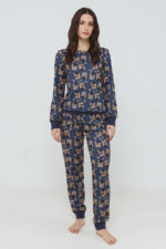 ΓΥΝΑΙΚΕΙΑ ΠΥΤΖΑΜΑ ΜΟΝΟΧΡΩΜΟ ΜΕ ΤΥΠΩΜΑ