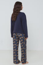 ΓΥΝΑΙΚΕΙΑ ΠΥΤΖΑΜΑ ΣΚΟΥΡΟΧΡΩΜΟ ΝΤΕΣΕΝ ΜΟΝΟΧΡΩΜΟ ΠΑΝΤΕΛΟΝΙ - Image 3