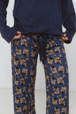 ΓΥΝΑΙΚΕΙΑ ΠΥΤΖΑΜΑ ΣΚΟΥΡΟΧΡΩΜΟ ΝΤΕΣΕΝ ΜΟΝΟΧΡΩΜΟ ΠΑΝΤΕΛΟΝΙ - Image 4