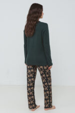 ΓΥΝΑΙΚΕΙΑ ΠΥΤΖΑΜΑ ΜΟΝΟΧΡΩΜΟ ΜΕ ΤΥΠΩΜΑ - Image 4