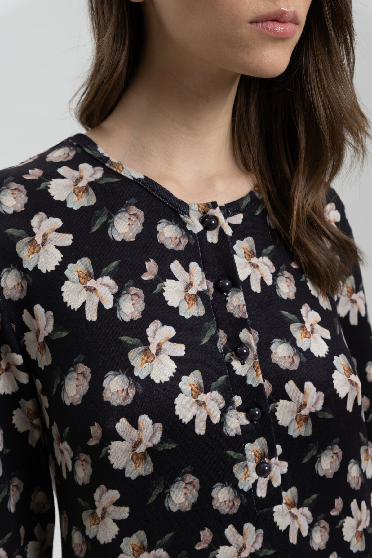 ΓΥΝΑΙΚΕΙΑ ΠΥΤΖΑΜΑ ΣΕΤ ΜΕ FLORAL ΜΠΛΟΥΖΑ - Image 5