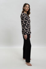 ΓΥΝΑΙΚΕΙΑ ΠΥΤΖΑΜΑ ΣΕΤ ΜΕ FLORAL ΜΠΛΟΥΖΑ - Image 6