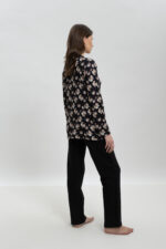 ΓΥΝΑΙΚΕΙΑ ΠΥΤΖΑΜΑ ΣΕΤ ΜΕ FLORAL ΜΠΛΟΥΖΑ - Image 3