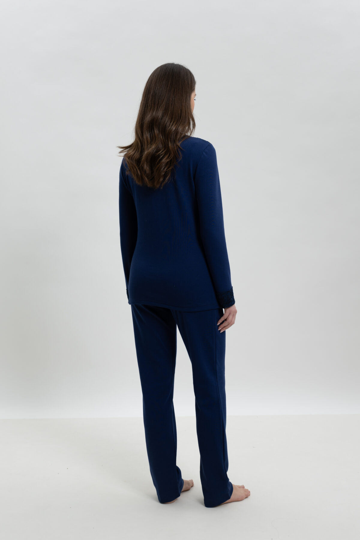 ΓΥΝΑΙΚΕΙΑ ΠΥΤΖΑΜΑ ΣΕΤ ΜΕ ΛΕΠΤΟΜΕΡΕΙΕΣ ΔΑΝΤΕΛΑΣ - Image 4