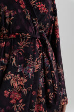 ΓΥΝΑΙΚΕΙΑ ΒΕΛΟΥΤΕ ΡΟΜΠΑ ΜΕ FLORAL PRINT ΜΕ ΖΩΝΗ - Image 4