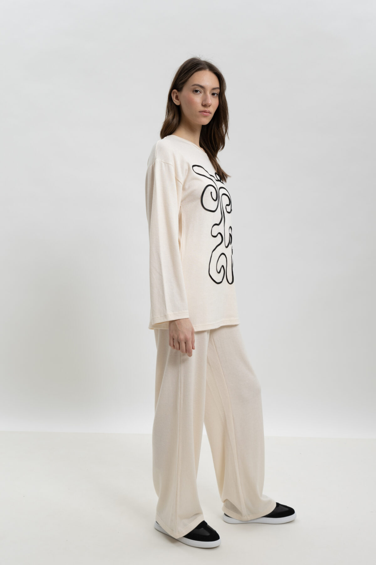 ΓΥΝΑΙΚΕΙΟ ΣΕΤ ΦΟΡΜΑΣ ΜΕ ΕΚΤΥΠΩΣΗ ABSTRACT ART - Image 5